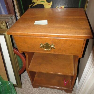 Ethan Allen Side Table End Table 14 1/2 x 17 x 28 inches Tall - Item # 186