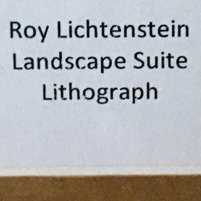 ROY LICHTENSTEIN â€œLandscape Suiteâ€ Limited #2/100 Lithograph with COA. LOT B24