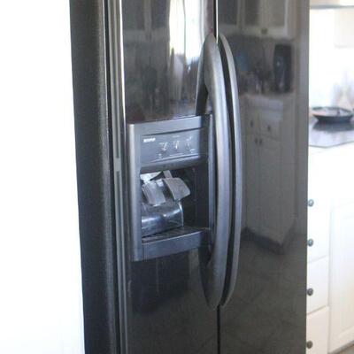Lot 34 Black Kenmore Refrigerator/Freezer Combo
