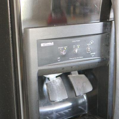 Lot 34 Black Kenmore Refrigerator/Freezer Combo