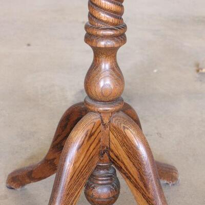 Lot 72 Oak Plant Stand/Side Table