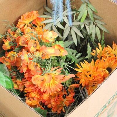 Lot 95 2 Boxes of Faux Floral