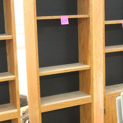 Lot 104 Wood Book Shelf #2