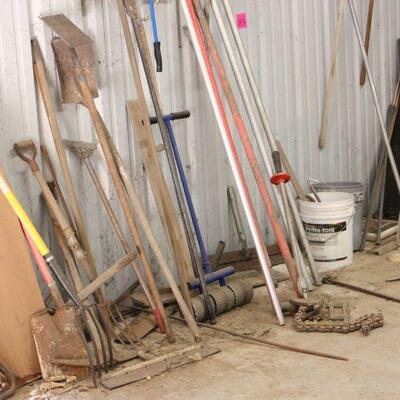 Lot 113 Cement, Yard Hand Tools & MORE