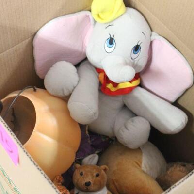 Lot 115 Box of Stuffed Animals