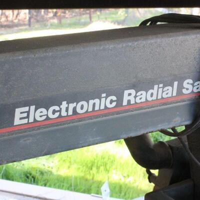 Lot 166 Craftsman Electronic Radial Saw