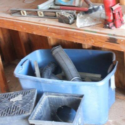 Lot 172 Misc. Tools, Drains - Shed
