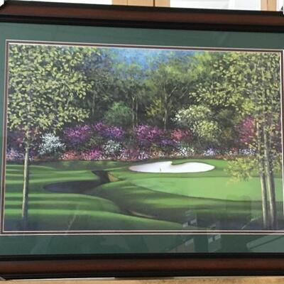 SAMBATARO â€œAugusta-13th Azaleaâ€ Signed Lithograph. LOT A4