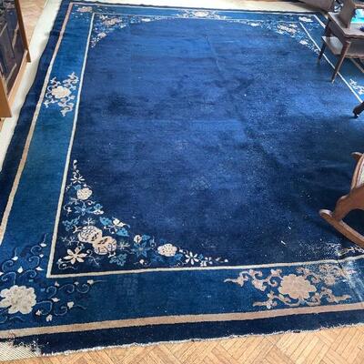 Antique Oriental Rug Has Damage