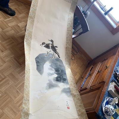 Vintage Oriental Scroll