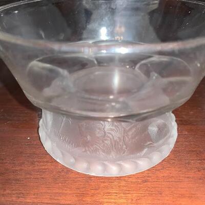 Frosted Lion Glassware EAPG Gillinder and Sons circa 1877