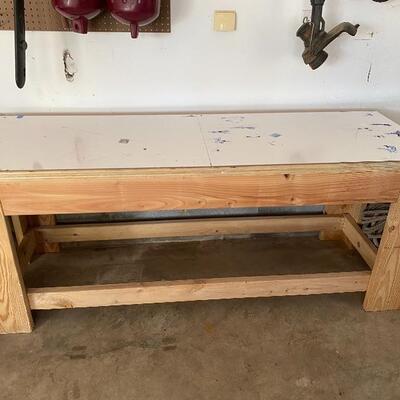 283 Handmade Work Bench/Table