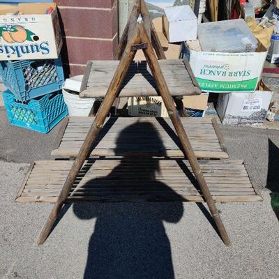 Vintage wood shelf