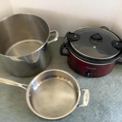 315 Crock Pot Revereware Pot and Cuisinart SautÃ© Pan
