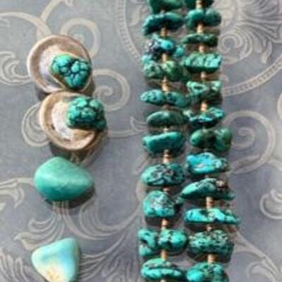 325 Sterling Silver and Turquoise Jewelry 