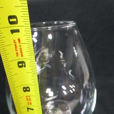 Lot 4 - Crystal Glass Goblet Centerpiece
