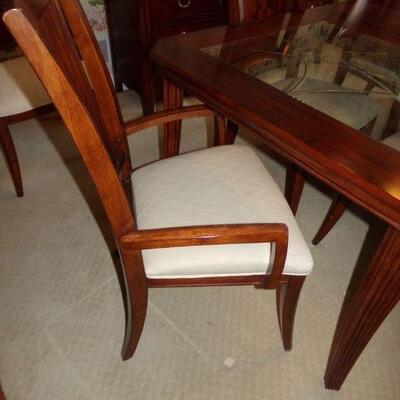 LOT 3  GORGEOUS ALEXANDER JULIAN FORMAL DINING TABLE & CHAIRS