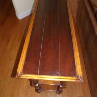 LOT 8  WOODEN SOFA TABLE