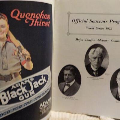 '1923 Yankees vs Giants & 1922 Giants Vs Yankees World Series Programs.