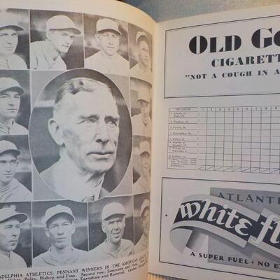 ' 1930 St. Louis vs Philadelphia & 1931 St. Louis vs Oakland A's world series programs.