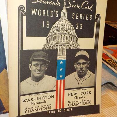 1932  Yankees vs Cubs & 1933 Washington vs Giants."