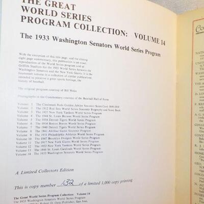 1932  Yankees vs Cubs & 1933 Washington vs Giants."