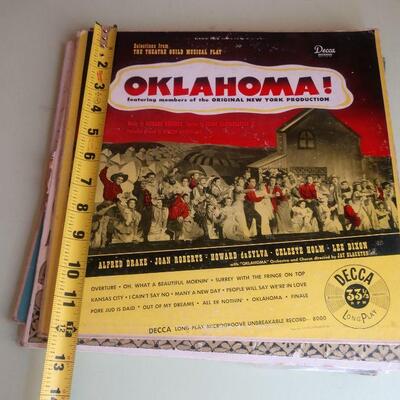 Lot 73 Five Original Musical Records Oklahoma, The King and I, South Pacific, The King & I, and My Fair Lady