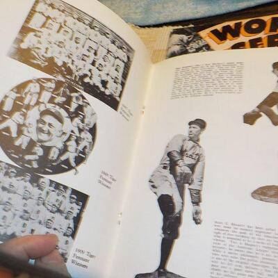 " 1943 & 1944 World Series Baseball programs/ Detriot vs Cubs and Detriot vs St. Louis.