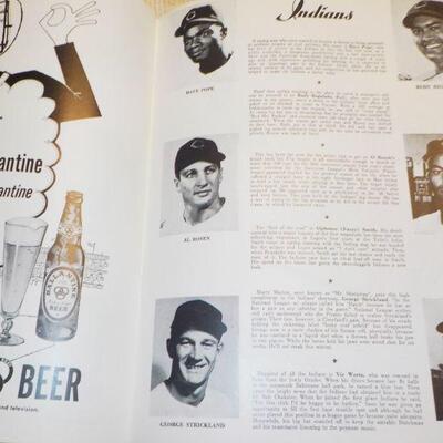 " 1953 & 1954 World Series Baseball Programs/ Dodgers vs Yankees and Giants vs Indians.