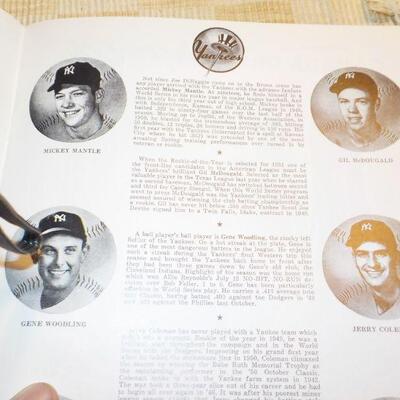 " 1951 & 1952 World Series Baseball Champion Programs"./ Giants vs Yankees and Yankees vs Dodgers.