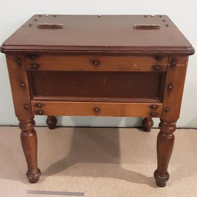 Folk Art Shoe Shine Box