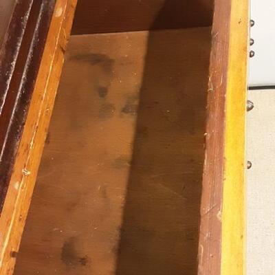Folk Art Shoe Shine Box