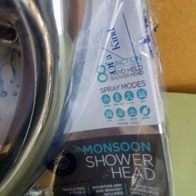 Lot 75 NEW in Package Monsoon Shower Head