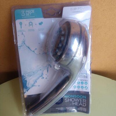 Lot 75 NEW in Package Monsoon Shower Head