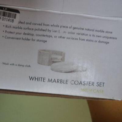 Lot 77 Marble Coasters