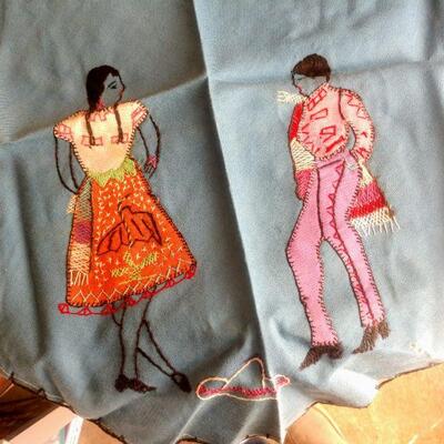Lot 78  3 Vintage Aprons