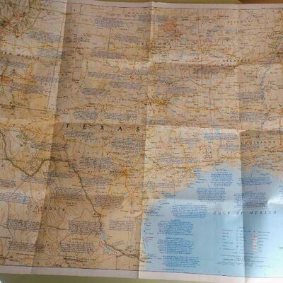 Lot 79 NatGeo Map of Texas