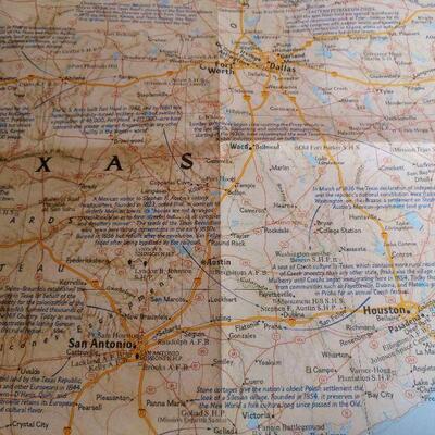 Lot 79 NatGeo Map of Texas
