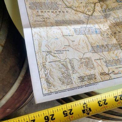Lot 79 NatGeo Map of Texas