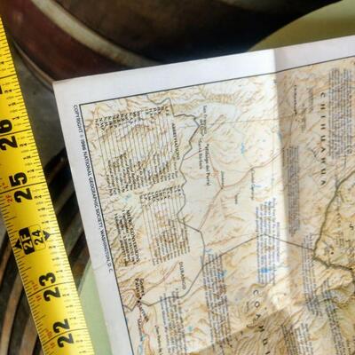 Lot 79 NatGeo Map of Texas