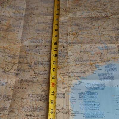 Lot 79 NatGeo Map of Texas