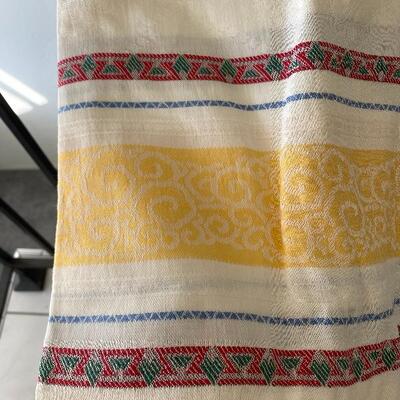 Pair of Matching Red and Yellow Table Clothes YD#022-0062