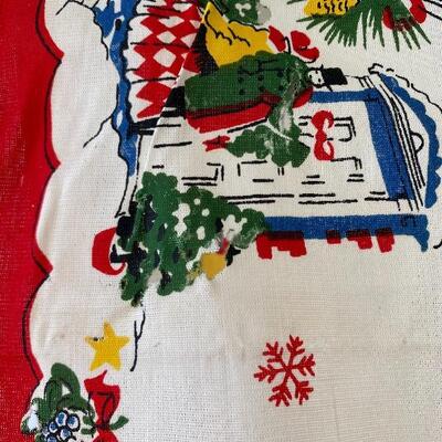 Vintage Christmas Table Runner YD#022-0067