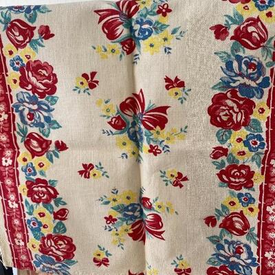 Pair of Vintage Dish Towels YD#022-0088