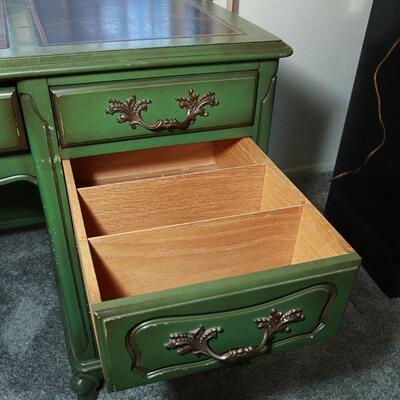 Vintage Green Writing Desk YD#022-0047