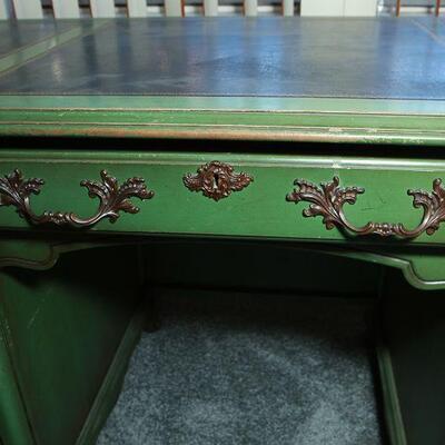 Vintage Green Writing Desk YD#022-0047