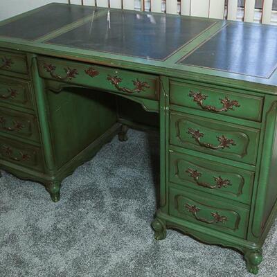Vintage Green Writing Desk YD#022-0047