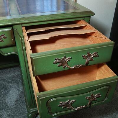 Vintage Green Writing Desk YD#022-0047
