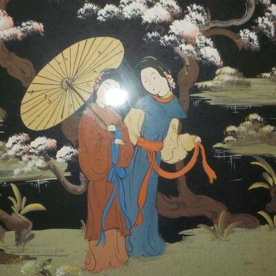 Vintage oriental stunning print.