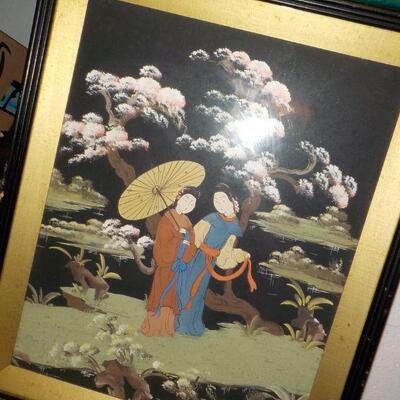 Vintage oriental stunning print.